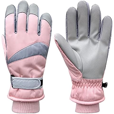 Guantes de esquí impermeables con pantalla táctil para mujer PIGPIGFLY Cover