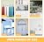 Paint Sprayer 1000W High Power Electric Spray Paint Gun with Adjustable Spray Width Knob 4 Nozzles and 3 Patterns Easy to Clean for Furniture Home Interior House Painting Yellow