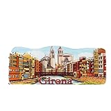 Spanish Fridge Magnets Toledo Granada Madrid Sevilla Barcelona Girona Espana Tourism Souvenir UV Magnetic Refrigerator Stickers Home Decorations Gift (Color : R)