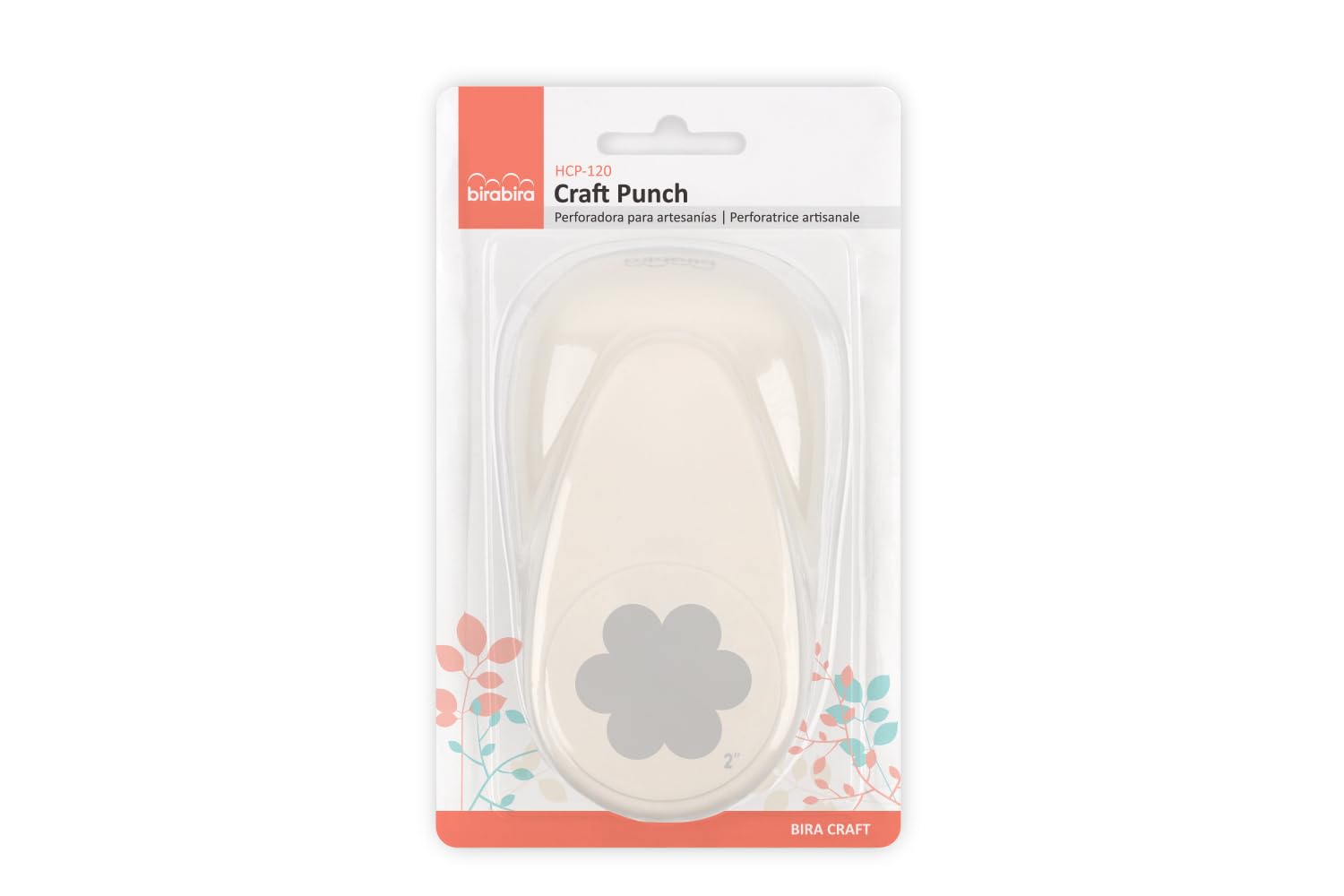 Bira Craft 2-Inch Hexagon Paper Punch - Lever Action For Scrapbooking & Card Making