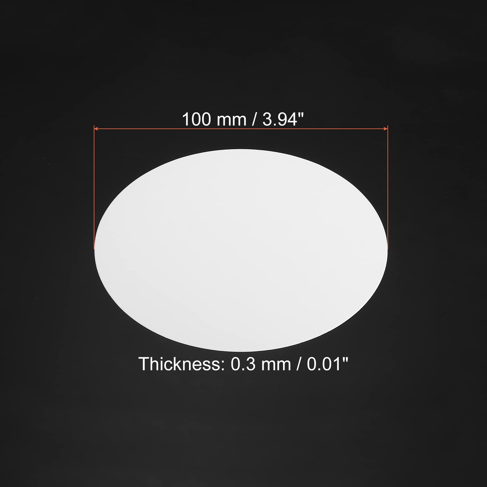 PATIKIL 3.9-inch Round Cardboard Paper - Image 2