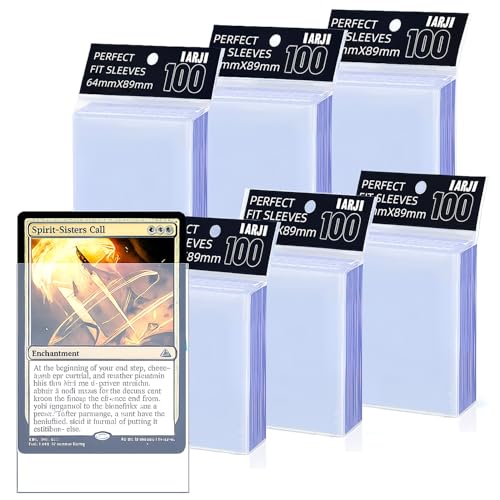 600ct Perfect Fit Sleeves Perfect Fit Card Sleeves Inner Sleeves MTG Exact Fits Sleeve for Double-Sleeving High Clarity Trading Card Sleeve for PKM TCG Gaming Cards