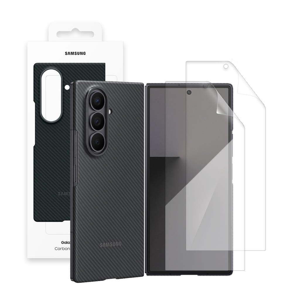 Galaxy Z Fold7 カーボンシールドケース ブラック Amazon.co.jp: SAMSUNG Galaxy Z Fold7 Carbon Shield Case 純正