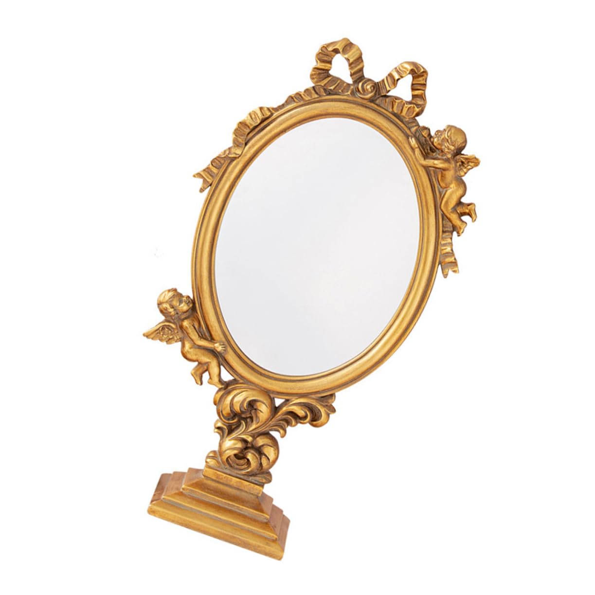 Miroir de maquillage créatif Homoyoyo stable pour coiffeuse