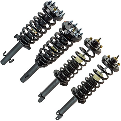 Image of TRQ Front and Rear Strut & Coil Spring Assembly Set Driver & Passenger Sides Compatible with 08-12 Honda Accord
