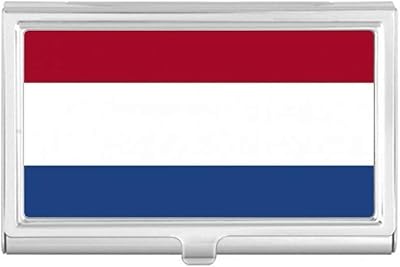 Netherlands National Flag Europe Country Business Card Holder Case Pocket Box Wallet
