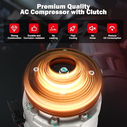 Image of cciyu Air Conditioning Compressor for BMW X3 X4 2.0L 2013-2018