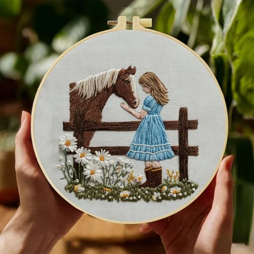 Embroidery Kit for Beginners – Complete Hand…