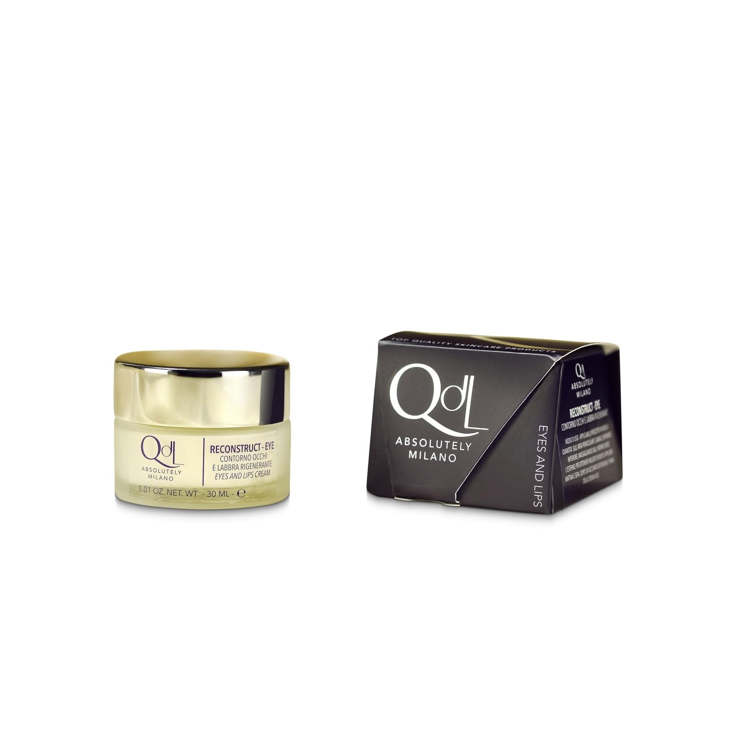 QDL Milano RECONSTRUCT – EYE | CONTORNO OCCHI E LABBRA RIGENERANTE | 30 ML
