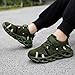 MGBDSZ Kids Shoes Walking Running Fashion Sneakers for Boys Girls AthleticLightweight Breathable Toddler Casual Shoes Army Green Size 2.5