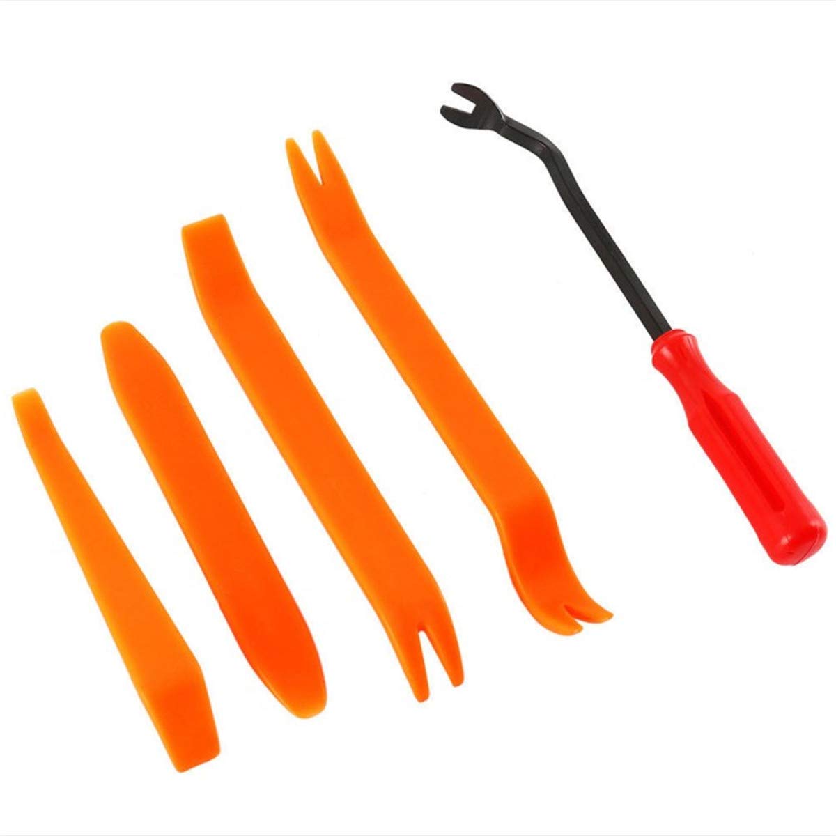 ABSOPRO 60 Clip Fermagli Per Paraurti E Parafango Auto - Diametro Foro 12 Mm, Testa 19,3 Mm, Colore Nero - Universali Per Fissaggio Pannelli - 5