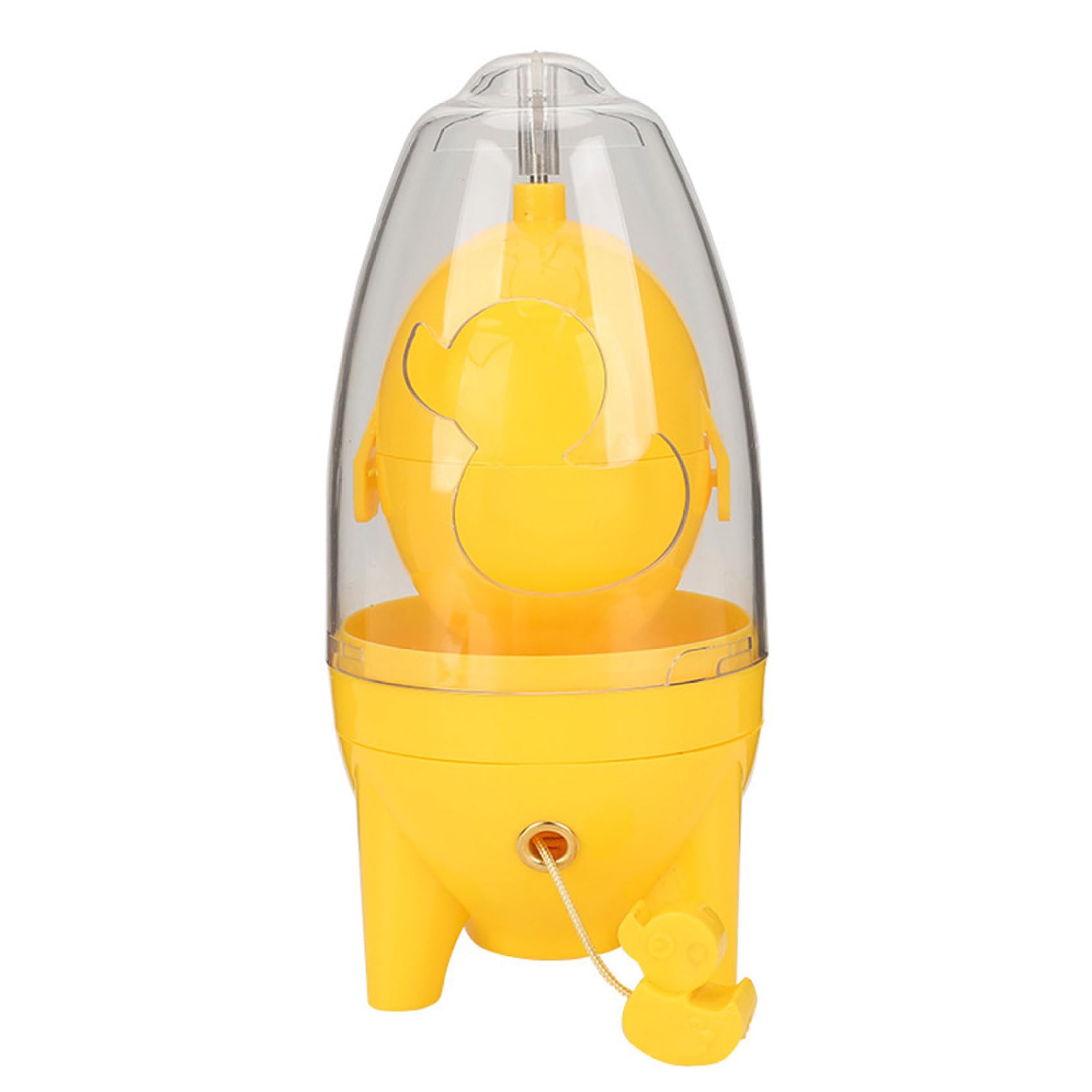 Peosaard Yellow Egg Mixer Spinner, Egg Spinner, Plastic Manual Scrambler With Pull Rope, Easy To Use White And Yolk Shaker For Making Hard Boiled Golden Eggs, Shaker