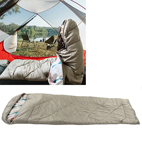 Bolsa de dormir plegable para camping al aire libre, cálida con relleno de algodón hueco, ligera y compacta para senderismo y viaje, unisex miniatura 4