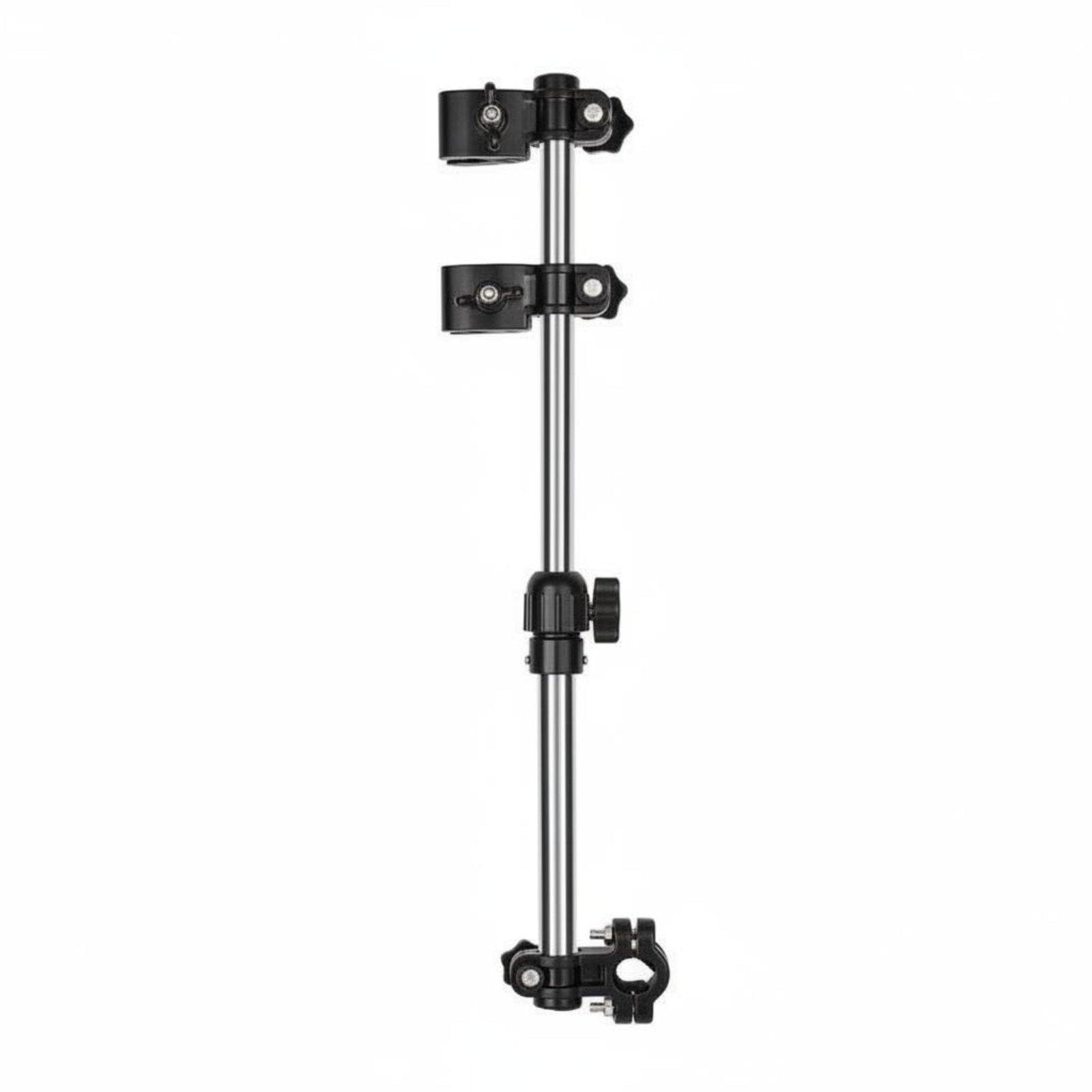 Electric Bike Umbrella Bracket Sun and Weather Protection 360° Adjustable Umbrella Mount Universal Clamp Vehicle Accessory for Sunny Weather, Outdoor Dual Clamp-image-18
