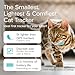 Tabcat V2 Cat & Kitten Tracker - No Monthly Subscription Fee | 4 Lightweight Homing Tags, Cases & Tracking Handset | More Accurate Than GPS | Track 4 Cats Indoors & Outdoors to 1