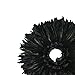 Rooster "Coque" Black Tail Feathers, 8-10" Length, Per Strung Foot