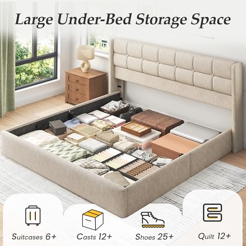 La mejor comparación de Base de Cama King Size Con Cajones de esta semana. 9 Imagen adicional