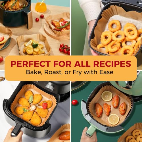 Image of Ctizne 420PCS Air Fryer Liners Disposable for 6.5 inch Square Air Fryers