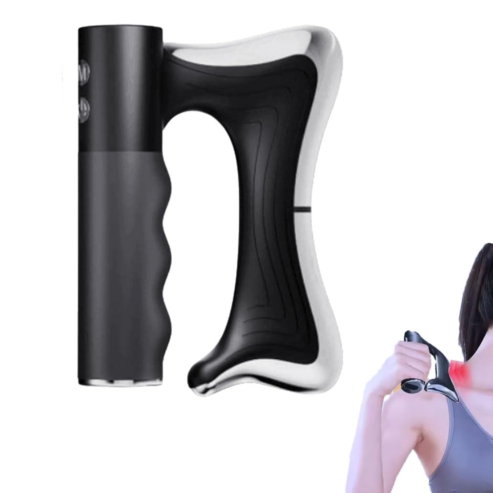 Full-Body Contouring Device with Heat & EMS, Glwria Fascia Massager, 4 in 1 Fascia Tool Full-Body Sculpting Blade, Cellulite Massagegerät Handmassagegerät mit 3 Massagemodi, kabelloses Massager