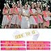 Bachelorette Sash Set (7 pcs) - Bride to Be Sash Bachelorette Party Decorations - Bride and Bridesmaid Sashes for Bachelorette Party Decorations (Pink, Gold Letters). Ideal Bridal Shower Supplies