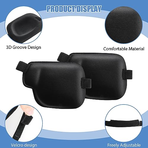 Bewudy 2 Stück Augenklappe Medizinisch, Einzelne Augenklappe Verstellbare Augenmaske, Medizinische Augenklappen für Erwachsene und Kinder Auge die Erholungsphase nach Operationen (2pcs Rechtes Auge)