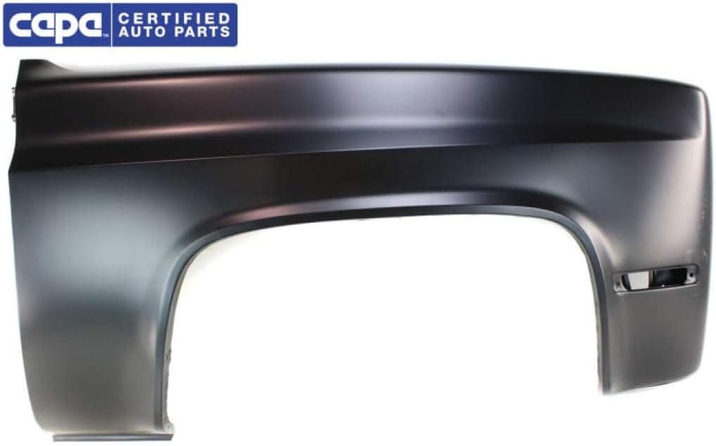 For Chevy K10 1981 82 83 84 85 1986 Front Fender Passenger Side | CAPA Certified | With Turn Signal Light Hole | Replacement For GM1241131, 15634642 | Trim: Custom/Deluxe