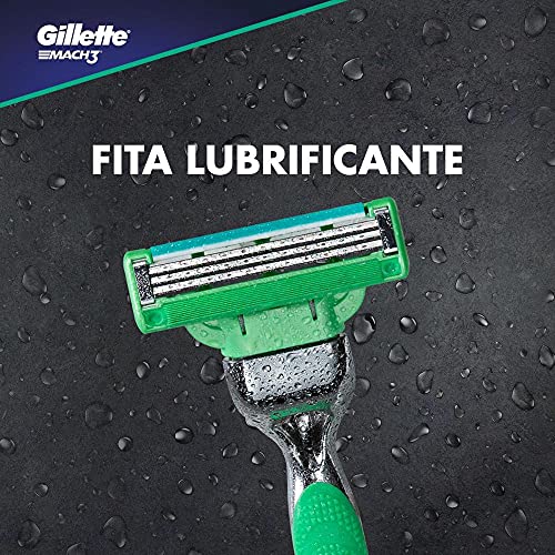 Kit 2 Carga Gillette Mach3 Sensitive 16 unidades