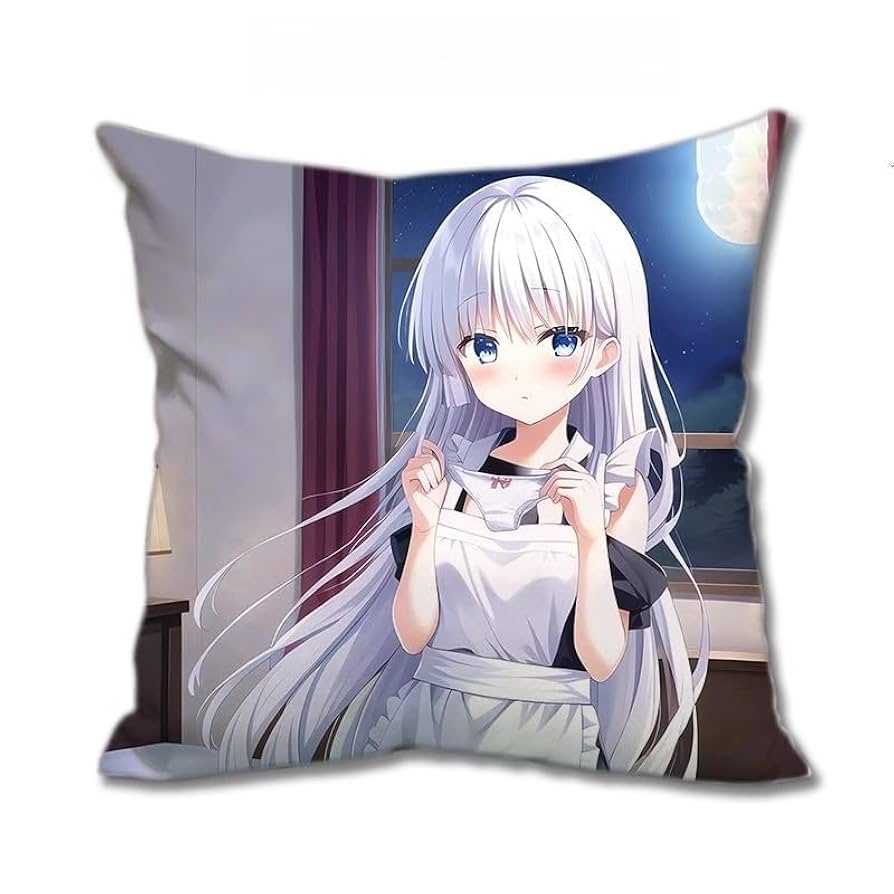 鳴瀬しろは 描き下ろし抱きしめクッションカバー Amazon | Summer Pockets サマーポケッツ REFLECTION BLUE 特典