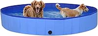 Vista 13 de SKM Piscina Plegable para Perros Rojo 31.5"x7.9" PVC