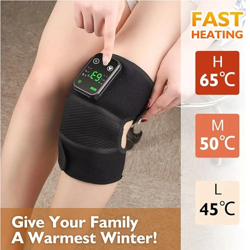 Lalano`S Cosmetics - Massaggiatore Per Vene, 3 Livelli Di Calore, Senza Fili, Massaggiatore Per Le Gambe, Massaggiatore Per Le Gambe - 2