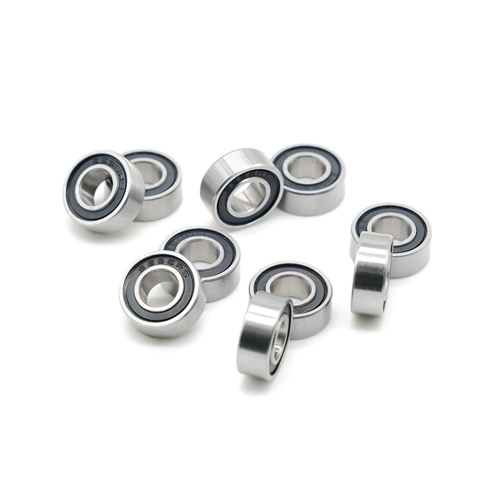 10pcs S686 2RS Bearings 6x13x5mm ABEC-7 Stainless Steel Bearings