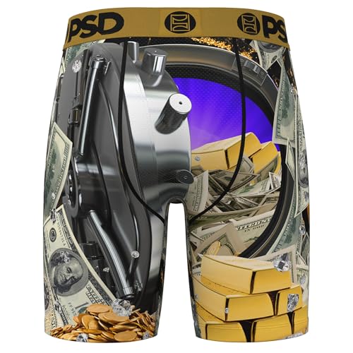 PSD Men's Heist Boxer Briefs, Multi, L4