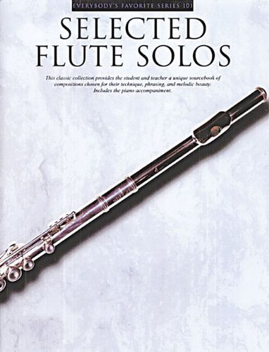 Solos de flûte traversière avec accompagnement piano recueil Music Sales