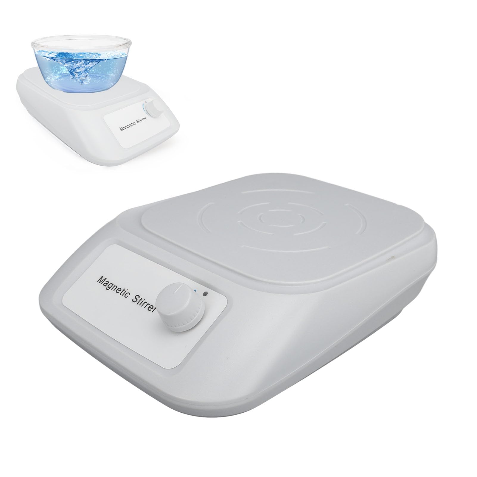 2000ML Magnetic Stirrer,Magnetic Stir Plate 1600RPM Stirrers with Stir Bar Magnetic Mixer No Heating