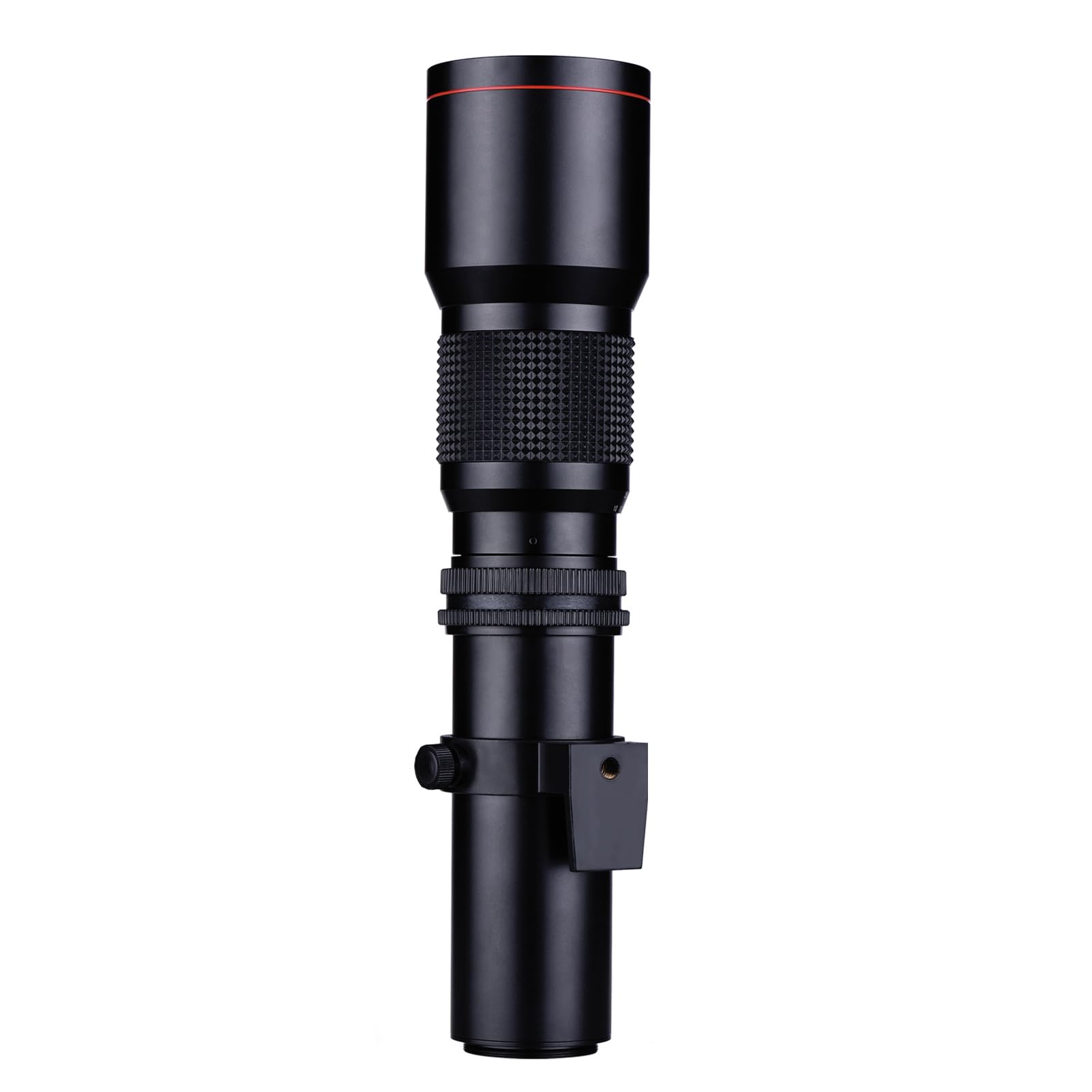 HUIOP teleobjetivo Zoom Cámara Super Teleobjetivo 500 mm F/8.0-32 Zoom Manual T-Mount + 2 Lentes teleconvertidores de 500 mm + Anillo Adaptador T2- de Repuesto para Canon Rebel T7 T7i T6 T6i T5 80D 7