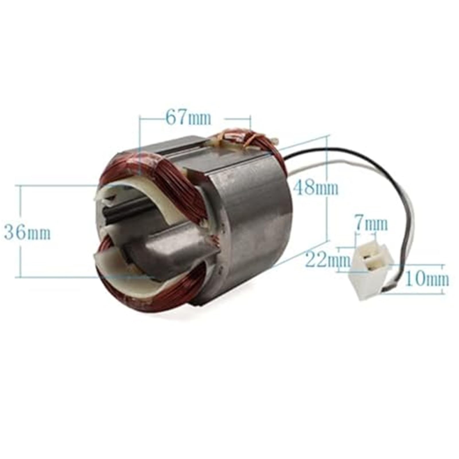 Rotor armatura e bobina statore di ricambio, per makita, per HR2810, 220-240V
