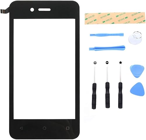 Lusee Frontale Vetro Schermo per Wiko Sunny Mini Sunny3 Mini 4 0 Pollice Ricambio Schermo Tattile Pannello Touch con Set Strumenti Riparazione Nero Lusee Frontale Vetro Schermo per Wiko Sunny Mini Sunny3 Mini 4 0 Pollice Ricambio Schermo Tattile Pannello Touch con Set Strumenti Riparazione Nero