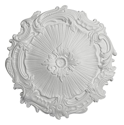 DECOSA Rosace Eleonora Ø 41 cm, polystyrène, blanc Cover