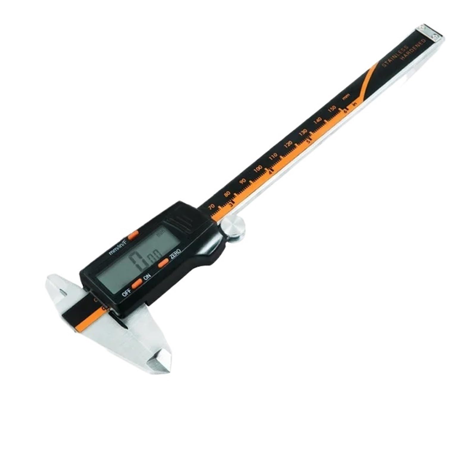 Micrometer, 150mm Digital Vernier Caliper Fractions/Inch/Metric Conversion Measuring Tool Length Width Depth Inner Diameter Outer