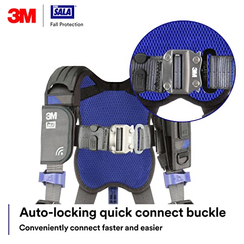 Image of 3M DBI-SALA Comfort Construction Weight Distribution Positioning Safety Harness