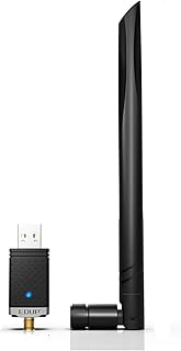 EDUP USB 3.0 Wi-Fi Adapter AC1300Mbps WiFi Dongle 802.11 ac Wireless Network Adapter with Dual Band 2.4GHz/ 5.8GHz 5dBi Antenna for Desktop Windows XP/Vista / 7/8.1/10 / Mac 10. 6-10.14. 6