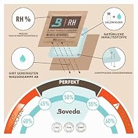 Boveda für Musikinstrumente | 2-Wege-Feuchtigkeitskontrolle mit 84% relativer Feuchtigkeit für Blätter von Holzblasinstrumenten | Größe 8 für einsatzbereite Ersatzblätter bei Auftritten | 10 Stück – Ansicht 5