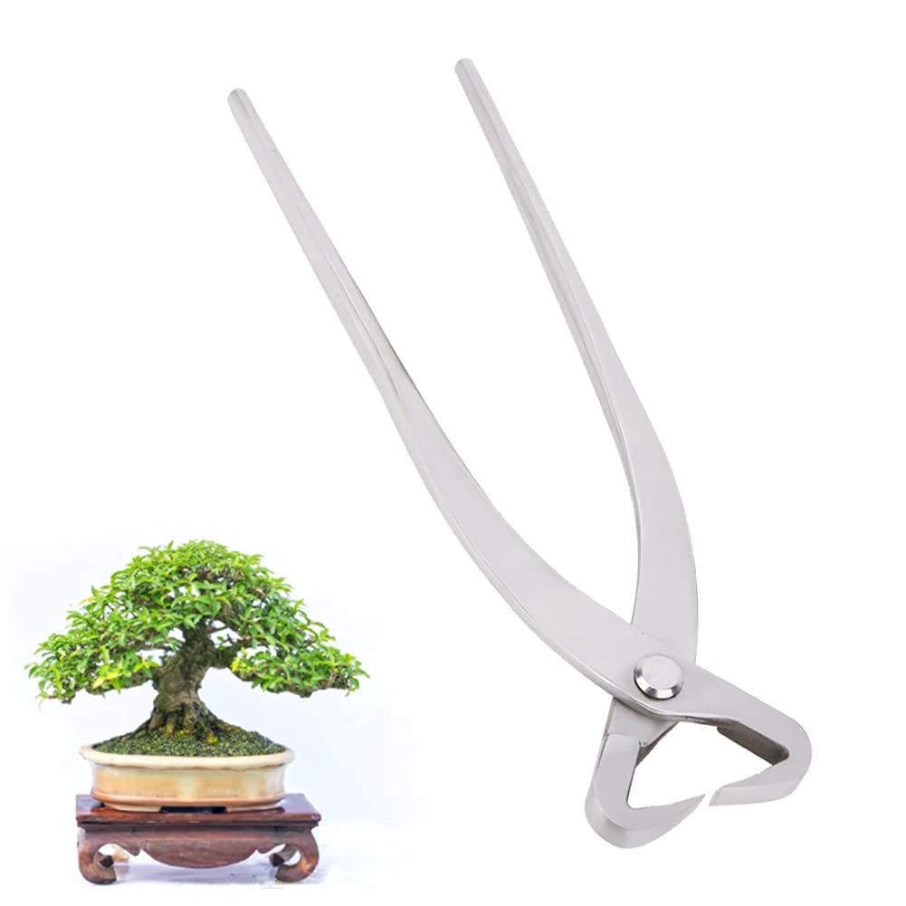 Jeffergarden 210 mm Acero inoxidable Jardinería Borde redondo Alicates de corte cóncavos esféricos con borde redondo como recortadora de flores