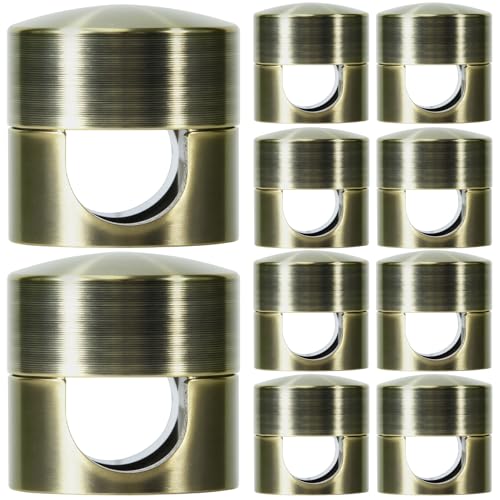 SmallCat 10 Sets Charger Holders for Cords, Antique Copper Color