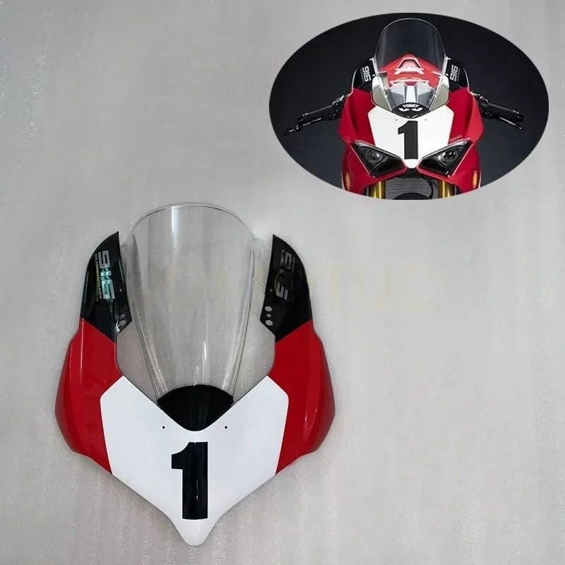 Couvercle de phare AV supérieur Panigale V2 aérodynamique avec aileron intégré - 2