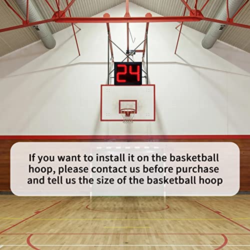 Yz 2 Pack Custom Time 14/24 Second Shot Clock Basketball Court, Portable Shot Clock Timer For Basketball Goal, Console Control Shot Clock Basketball Horns With Buzzer (24S) #TOP5
