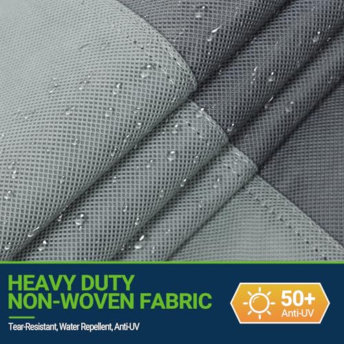 Season Guard RV Cover 22-24 ft - 7-Layer Waterproof Camper Cover for Travel Trailers, Heavy-Duty UV Resistant, Windproof Straps, Zipper Access, with Storage Bag & Repair Patches - Thumbnail 2