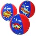 12 Superhero Beach Ball Party Supplies - Superhero Party Favors (1 Dozen)