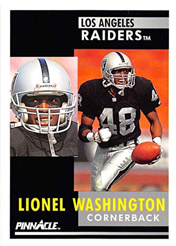 1991 Pinnacle #272 Lionel Washington Los Angeles Raiders NFL Football Card NM-MT