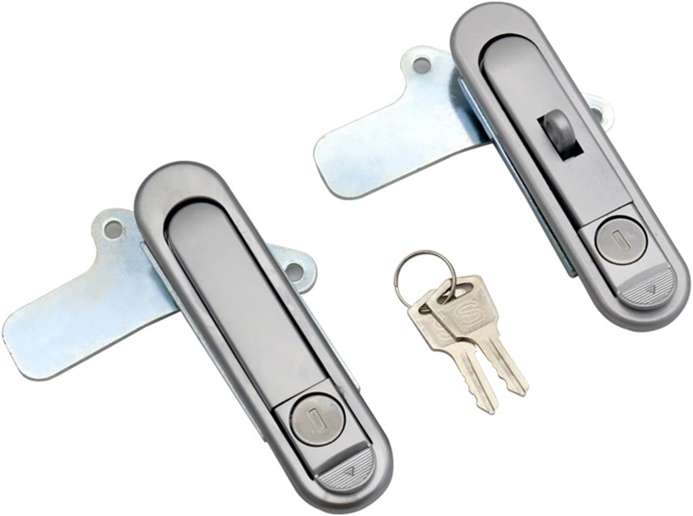 AB301/302/303 Flat Lock Machine Industrial Machinery Equipment Distribution Box Push Door Lock 1Pcs(AB301-1-Matte)